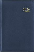 Brepols Agenda saturnus 1 dag 2026 lima blauw - thumbnail