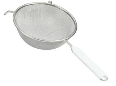 Metaltex Zeef 20 cm Staal/Kunstrof Wit
