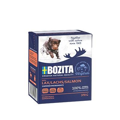 Bozita Naturals brokken in gelei zalm 370g (Pack van 16)