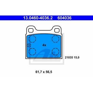 Remblokken set 13046040362 Remblokken set 13046040362