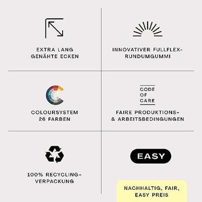 Schlafgut Schlafgut EASY Jersey Elasthan Hoeslaken M - 120x200 - 130x220 467 Petrol Mid - thumbnail