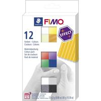Creativ Company Fimo effect boetseerklei diverse kleuren, 12x25gram - thumbnail