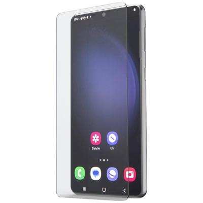 Hama Beschermglas voor Samsung Galaxy S24+ (glasbescherming met hardheid 9H, krasbestendig en schokbestendig, gehard veiligheidsglas, beschermingsklasse 7, displaybescherming), transparant