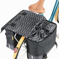 UrbanProof Urban proof dubbele fietstas 55l zwart/grijs - gerecycled rpet - thumbnail
