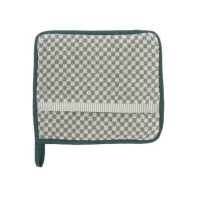 Bunzlau Castle Bunzlau Castle Small Check pannenlap 23x19 Dark Green