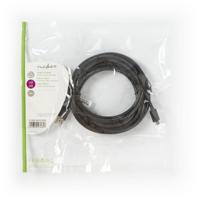 USB 2.0-Kabel | A Male - Micro-B Male | 5,0 m | Zwart - thumbnail