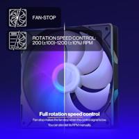 ENDORFY Stratus 140 Computer behuizing Ventilator 14 cm Zwart 1 stuk(s) - thumbnail