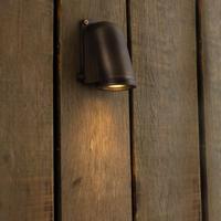 Pilot Muurlamp Brons Downlighter - thumbnail