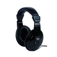 T'nB CSHOME1: HiFi-hoofdtelefoon voor tv met 6,35 mm adapterkabel, 8 m lang, in zwarte kleur - thumbnail