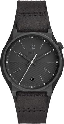 Horlogeband Fossil FS5511 Onderliggend Leder Zwart 22mm Horlogeband Fossil FS5511 Onderliggend Leder Zwart 22mm