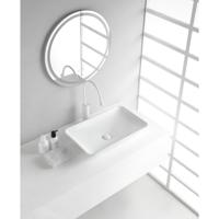 Wiesbaden Karé Waskom Rechthoekig - 58x36x11.5cm - Keramiek - Glans Wit - thumbnail