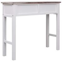 Wandtafel 90x30x77 cm hout bruin - thumbnail