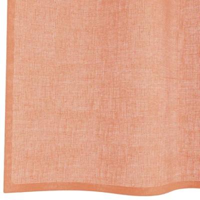 Gordijnen voile met lussen 2 st terracotta 140x225 cm Gordijnen voile met lussen 2 st terracotta 140x225 cm