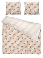Snurk Teddy Beige dekbedovertrek - thumbnail