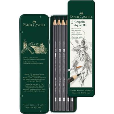 Faber Castell Aquarelpotlood Graphite - etui a 5 stuks