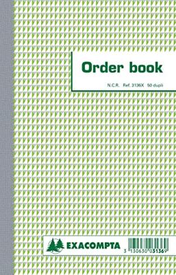 Exacompta orderbook, ft 21 x 13,5 cm, dupli (50 x 2 vel)