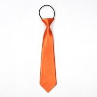 10 stuks effen kleur casual rubber band lui gelijkspel voor kinderen (oranje) - thumbnail