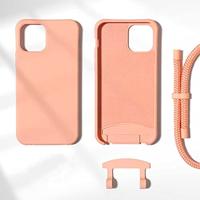 Høyde - iPhone 13 Pro Max - Telefoonhoes met koord - Oranje - thumbnail