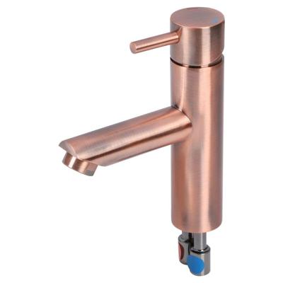 Differnz kraan koud/warm kraan recht chroom Differnz kraan koud/warm kraan recht chroom