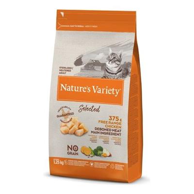 NATURES VARIETY SELECTED STERILIZED FREE RANGE CHICKEN 1,25 KG
