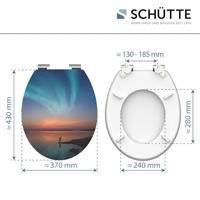 Schutte MDF High Gloss WC-bril POLAR LIGHTS met soft-close
 80548 - thumbnail