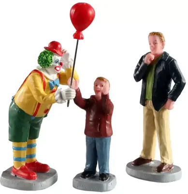 Lemax friendly clown s/3 kerstdorp figuur type 3 Carnival 2020