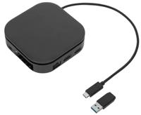 Targus DOCK116GLZ laptop dock & poortreplicator Bedraad USB 3.2 Gen 2 (3.1 Gen 2) Type-C Zwart - thumbnail
