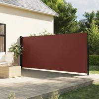 VidaXL Windscherm uittrekbaar 160x600 cm bruin - thumbnail