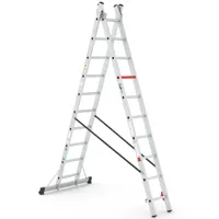 Wixor Professionele Ladder Aluminium 2x10 - thumbnail