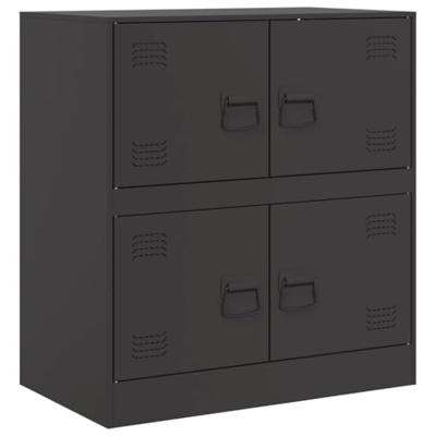 Dressoir 67x39x73 cm staal zwart
