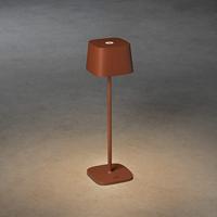 Konstsmide 7814-960 Capri LED-accutafellamp Terracotta - thumbnail