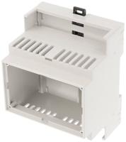 Hammond Electronics 1597DIN4M53V DIN-rail-behuizing Open 90 x 58 x 71 PPO Lichtgrijs 1 stuk(s) - thumbnail