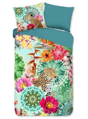 HIP Dekbedovertrek "mandala&apos;s, bloemen en een luipaard" - Multi - (240x200/220 cm) - Katoen Satijn