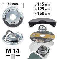 Snelle bevestigingsmoer voor haakse slijper Wolfcraft 2463000 Ø 45 mm M14 - thumbnail