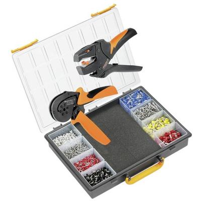 Weidmüller CRIMPSET PZ 10 HEX 1542250000 Krimpset Adereindhulzen 0.14 tot 10 mm² Incl. assortiment adereindhulzen in kunststof koffer