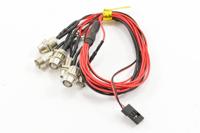 Fastrax Verlichting set met aluminium houders & 6 LEDs - Blauw - thumbnail