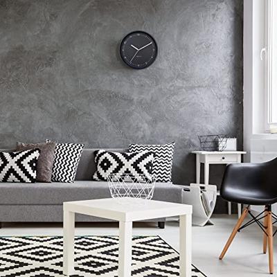 Wandklok 30 cm - Geruisloos - Aluminium - "Berlijn"