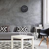 Wandklok 30 cm - Geruisloos - Aluminium - "Berlijn" - thumbnail