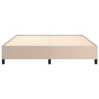 Bedframe kunstleer cappuccinokleurig 160x200 cm - thumbnail