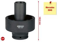 KS Tools 460.1070 3/4-sleufmoersleutel met 6 pennen met geleidebuis voor Mercedes, binnentap Ø 46 mm - thumbnail