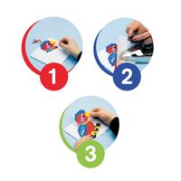 Hama Strijkkralen Grondplaat Vlinder Wit - thumbnail