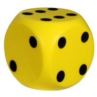 Schuimdobbelsteen 16 cm - thumbnail