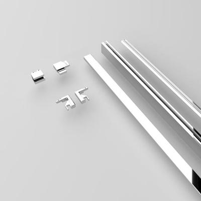 Sanivo Nova Wandprofiel XL 20 x 7 cm Chroom