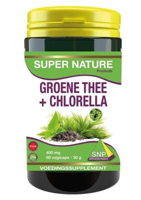 SNP Groene thee chlorella 400 mg puur 60 Capsules SNP Groene thee chlorella 400 mg puur 60 Capsules