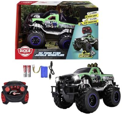 Dickie Toys 201106016 Jungle Wrestler Ford F150 1:16 RC modelauto voor beginners Elektro Monstertruck Dickie Toys 201106016 Jungle Wrestler Ford F150 1:16 RC modelauto voor beginners Elektro Monstertruck