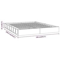 Bedframe massief hout 120x190 cm - thumbnail