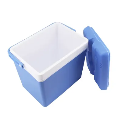 KOELBOX 24 LITER BLAUW WIT KOELBOX 24 LITER BLAUW WIT