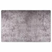 VidaXL Vloerkleed wasbaar anti-slip 80x150 cm grijs - thumbnail