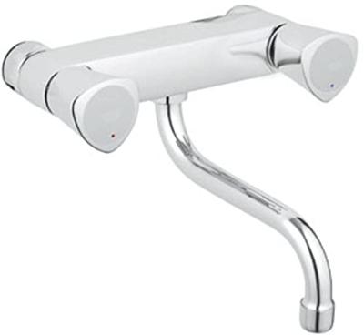 Grohe Costa S Wandkraan Met Onderuitloop Chroom Grohe Costa S Wandkraan Met Onderuitloop Chroom