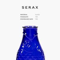 SERAX - Fish&Fish - Karaf kobaltblauw 1,00l h29cm - thumbnail